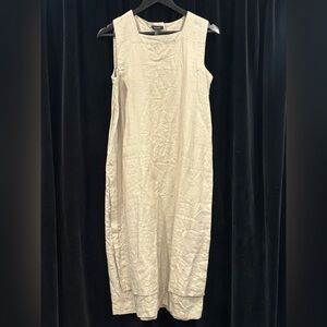 Animals Linen Dress